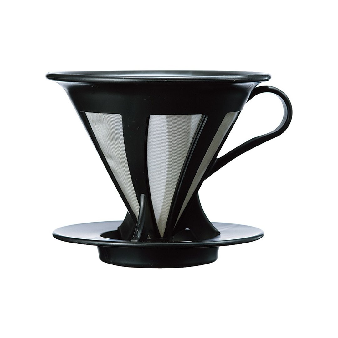 HARIO V60免滤纸环保滤杯/CFOD-02B - 咖啡壶/周边 - 不锈钢 黑色