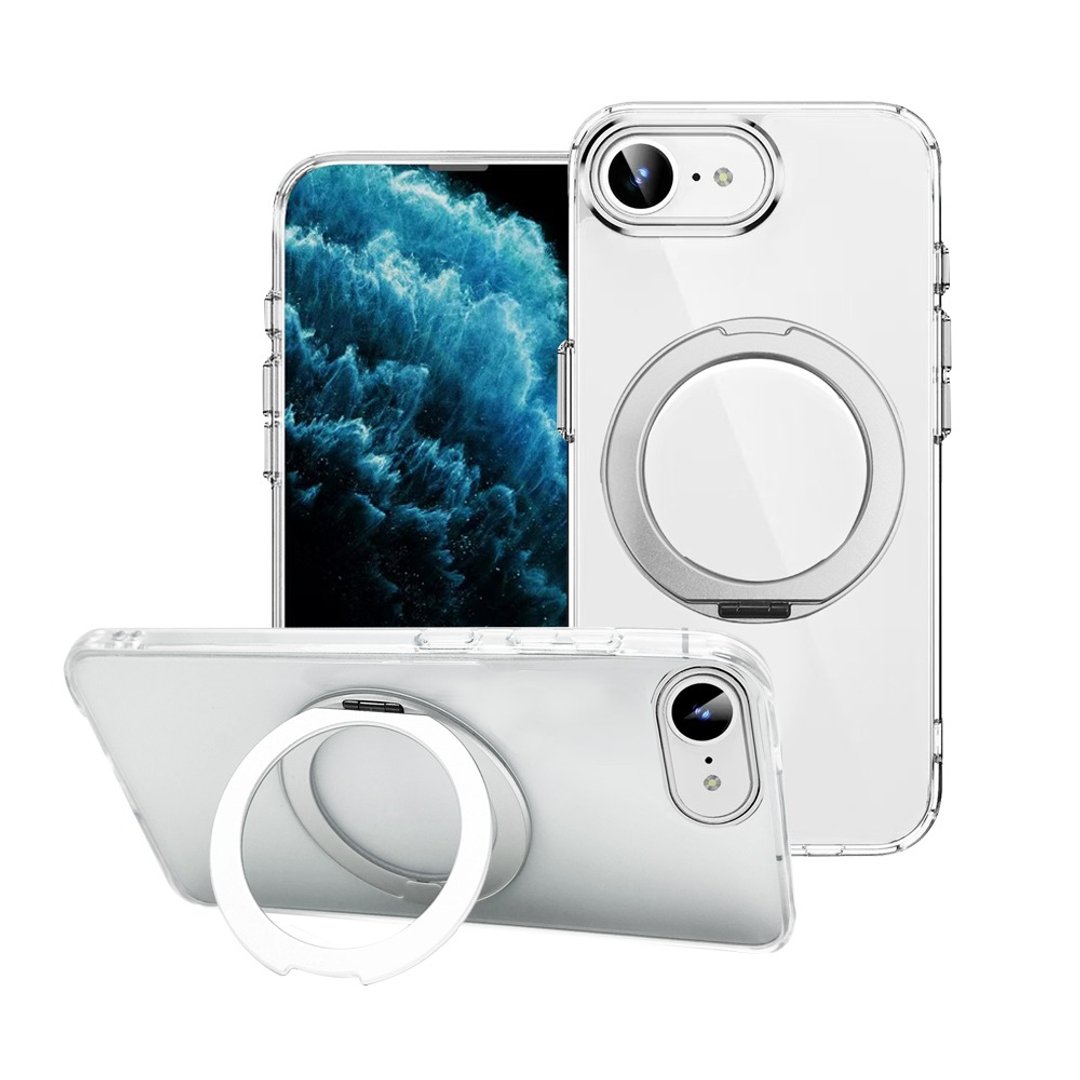 CASE SHOP iPhone 16e 360度磁吸站立保护壳-透明 - 手机壳/手机套 - 塑料 透明