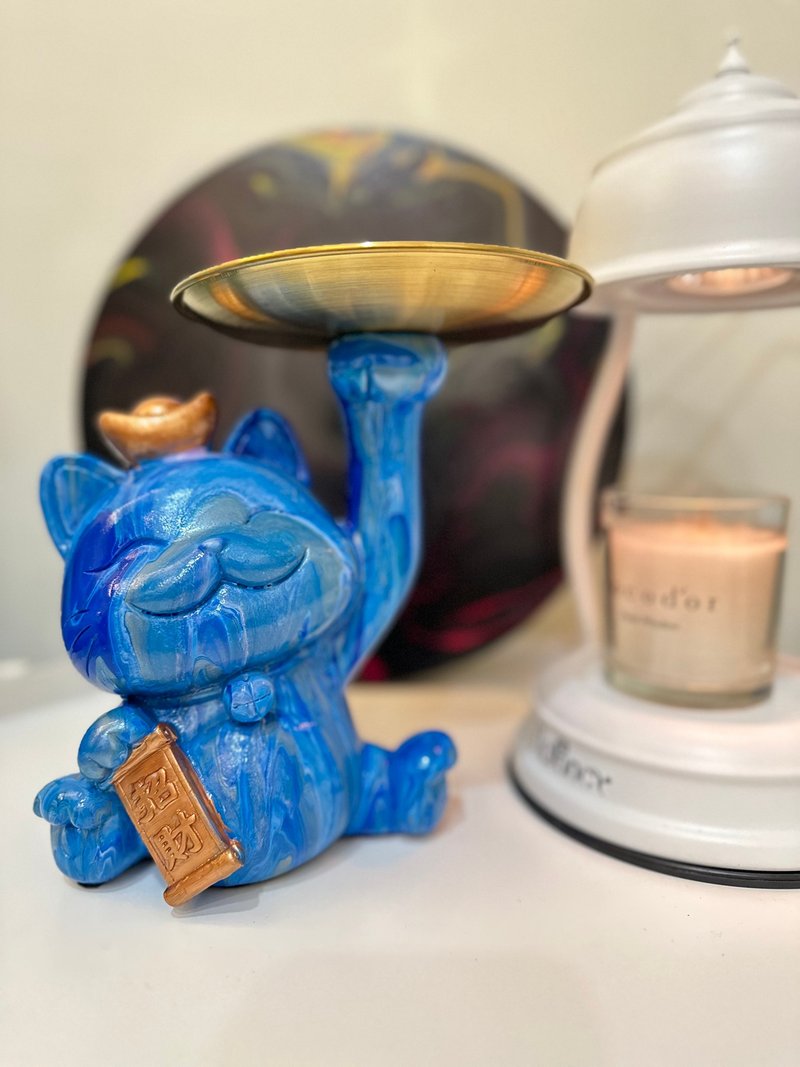 流体托盘  含流动画布体验 流体招财猫 流体熊 (可使用文化币) - 其他 - 其他材质 