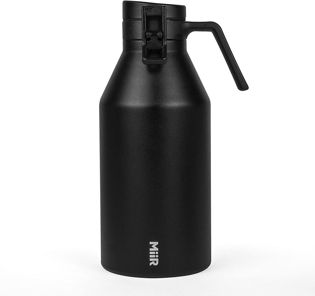 MiiR Growler 双层真空 保温 保冰 啤酒 保温壶 64oz/1.8L 经典黑 - 酒杯/酒器 - 不锈钢 黑色