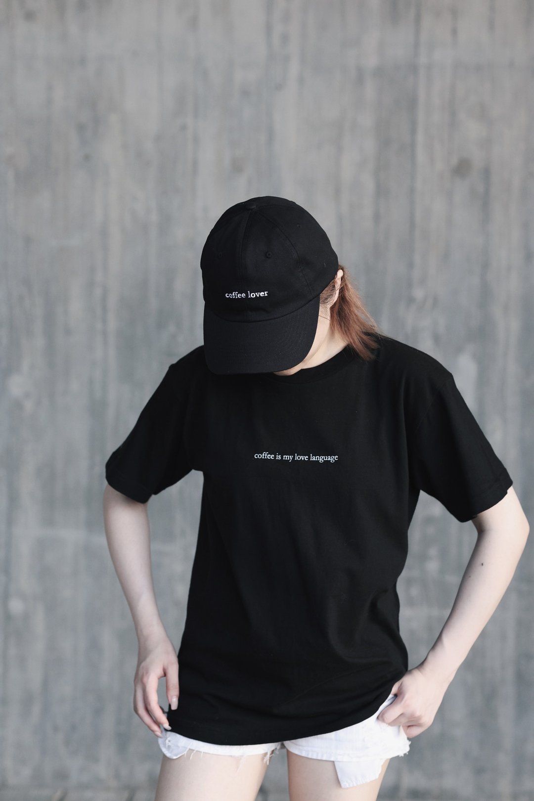 coffee lover soft cap (black special edition) - 帽子 - 棉 黑色