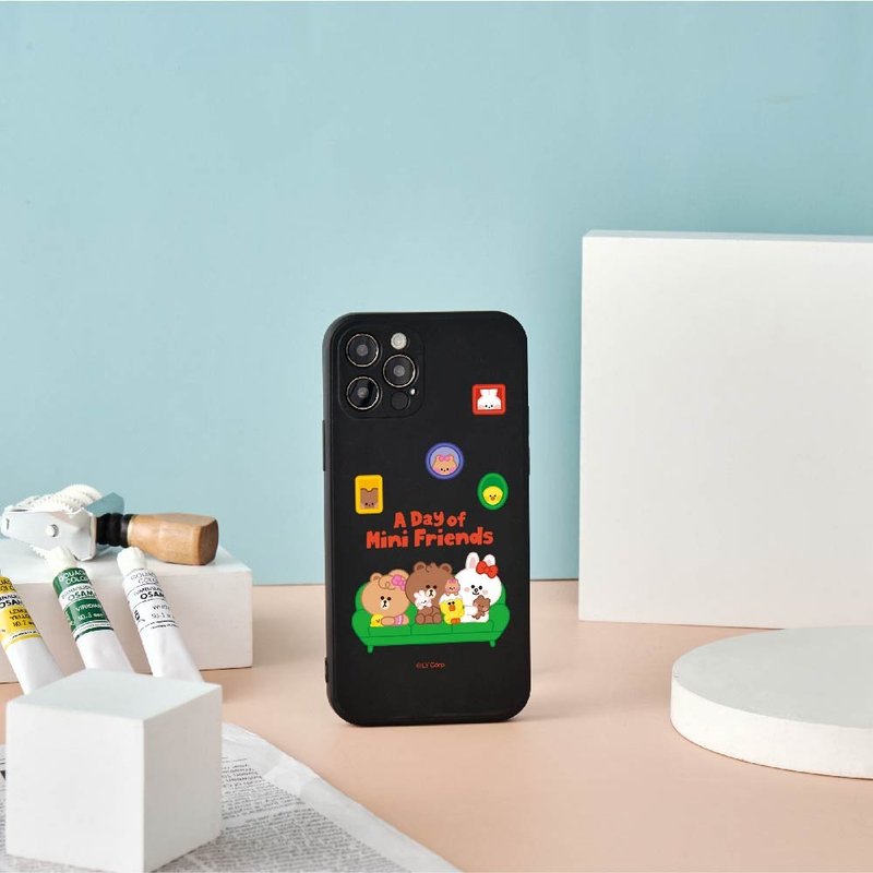 LINE FRIENDS MINI-伙伴纯色硅胶iPhone手机壳 - 手机壳/手机套 - 硅胶 多色