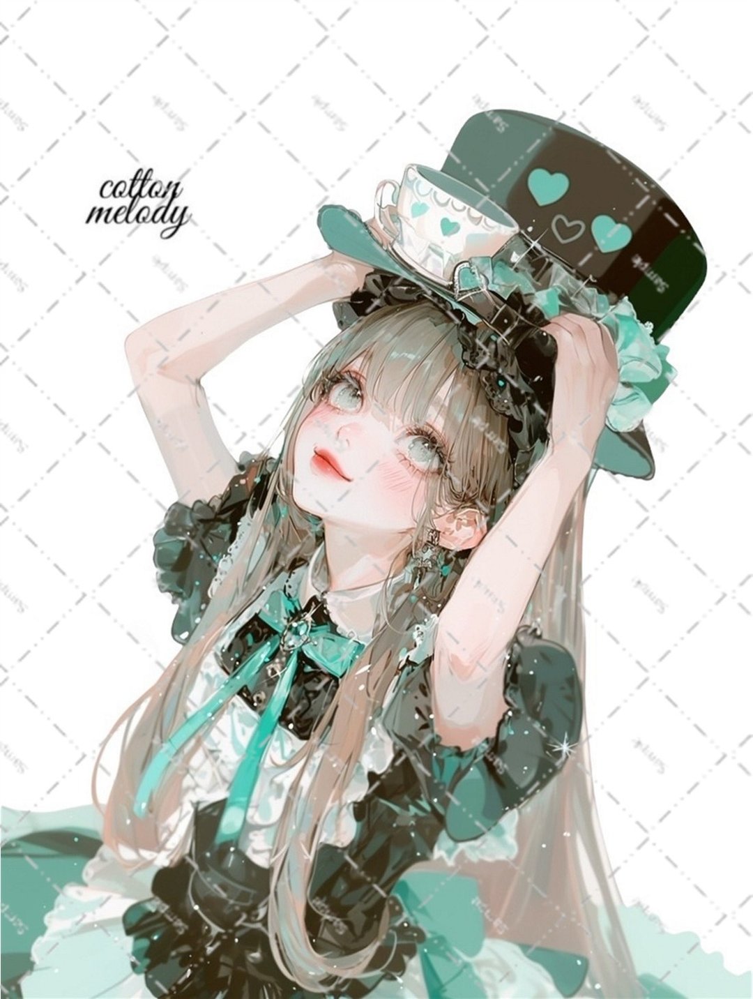 原创贴纸 no.6627 人物贴纸 原创贴纸 人物贴纸 女孩贴纸 原创人物贴纸 - 贴纸 - 纸 