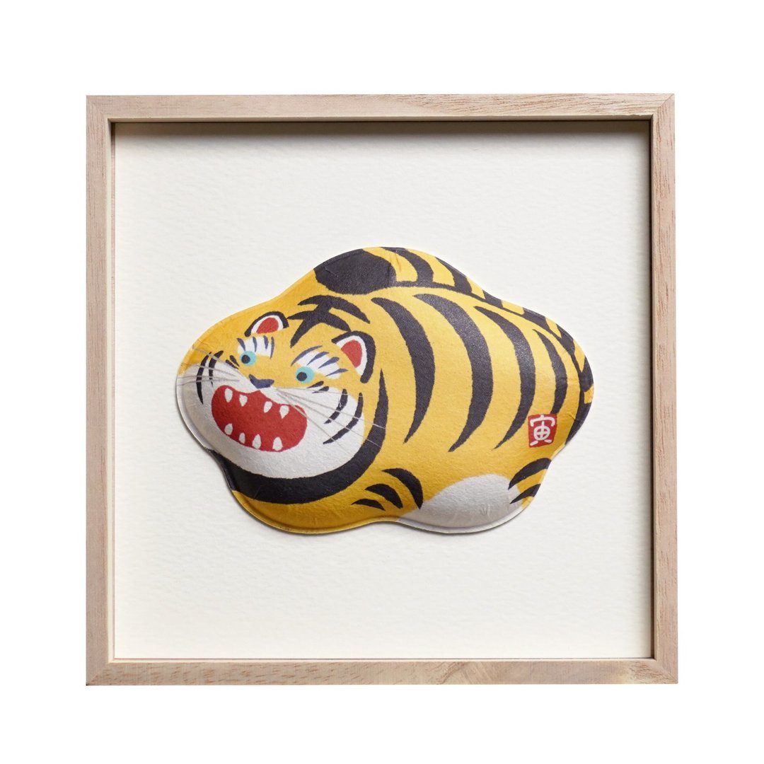 Washi Wall Decoration - Fukura,  New Year Series, 1 type of  tiger - 墙贴/壁贴 - 纸 
