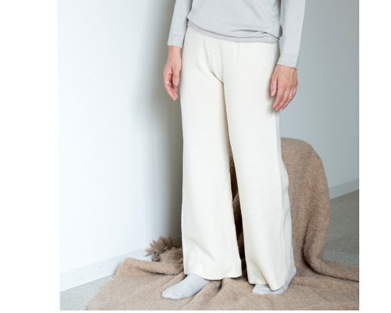 羊毛双面针织、高腰针织裤【有机棉 】 - 女装长裤 - 棉．麻 