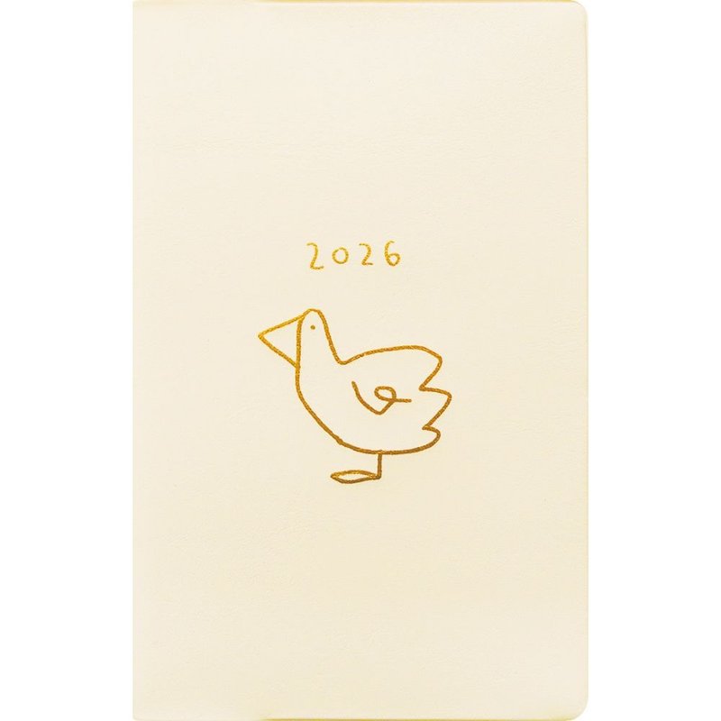 MATOKA 日志 2026 年版 2025 年 10 月开始 轻巧月历 Doodle Duck - 笔记本/手帐 - 纸 
