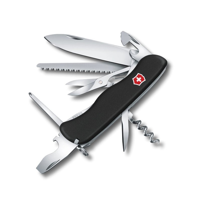 VICTORINOX 瑞士维氏 瑞士刀 14用 111mm 黑 0.8513.3 - 露营用品 - 不锈钢 黑色