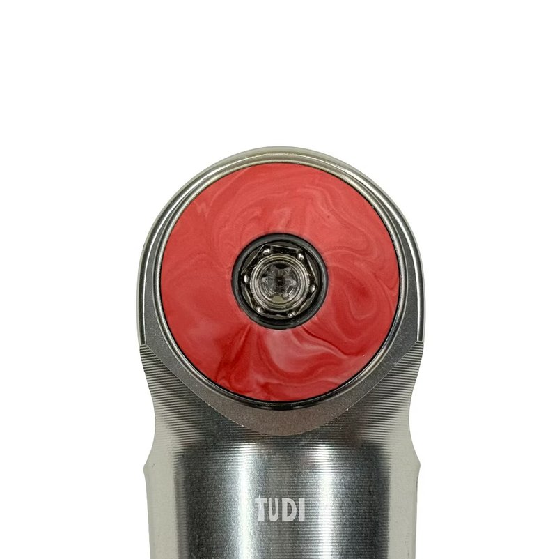 手工制-1/8吋 水磨石单车顶盖 龙头盖 把立盖 自行车改装 碗组盖 - 自行车/周边 - 其他金属 红色