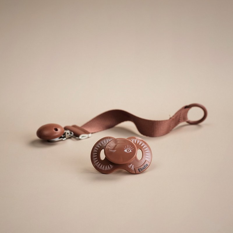 【瑞典ELODIE DETAILS】时尚安抚奶嘴组 - Burned Clay Eye - 奶瓶/奶嘴 - 硅胶 咖啡色