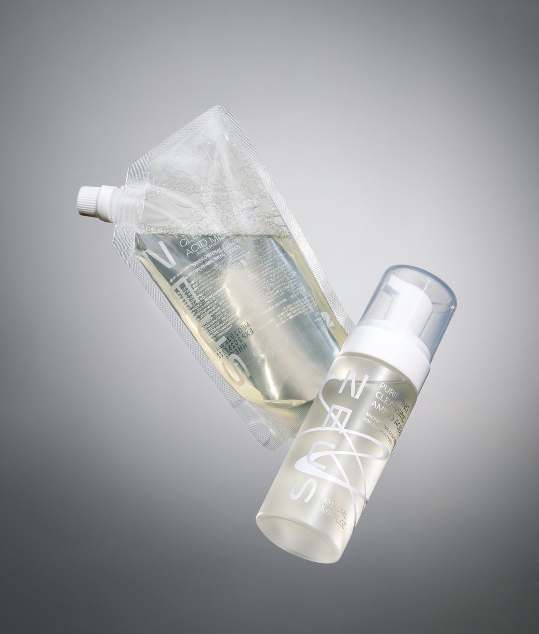 油痘肌洗面乳超值组 养肤菌氨基酸洗脸慕斯 150+220ml 补充包 - 脸部清洁/卸妆用品 - 塑料 