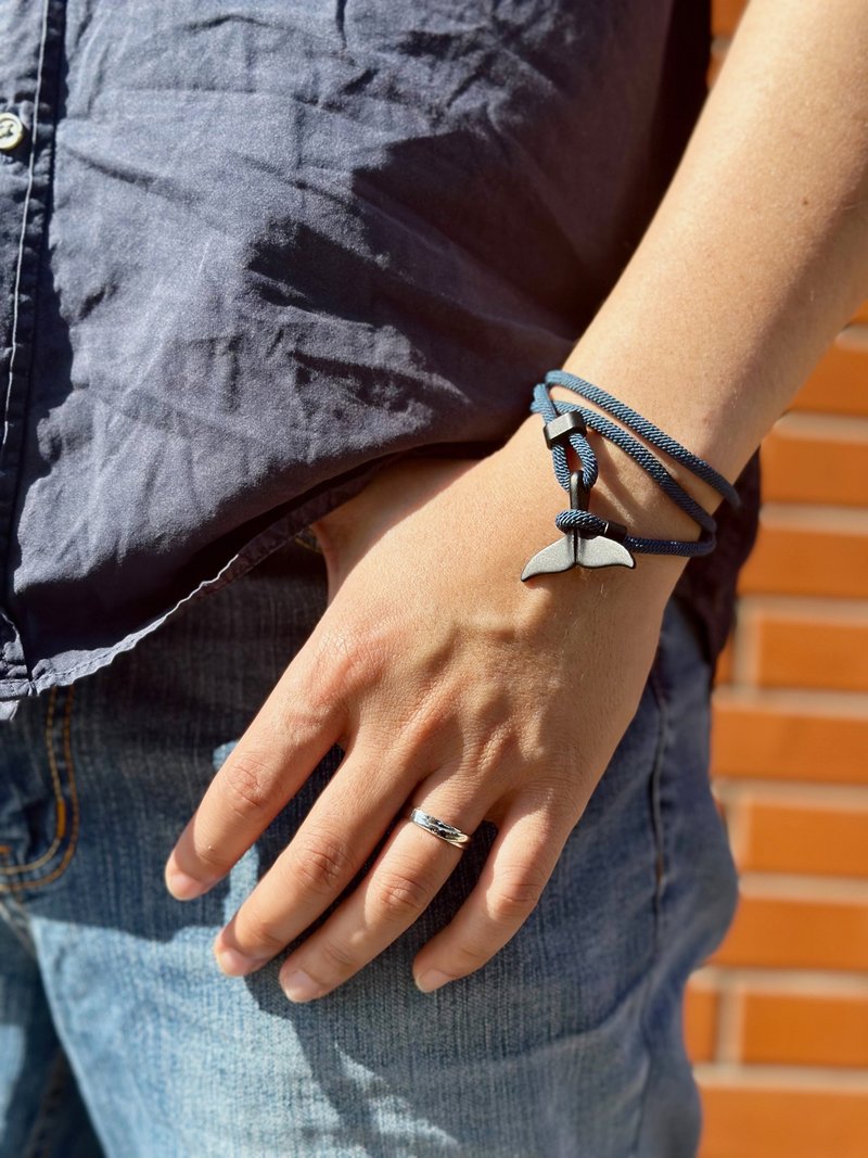 情侣手环 波希米亚风手环 鲸鱼尾 可调式手环 脚踝链 项链 - 手链/手环 - 其他材质 