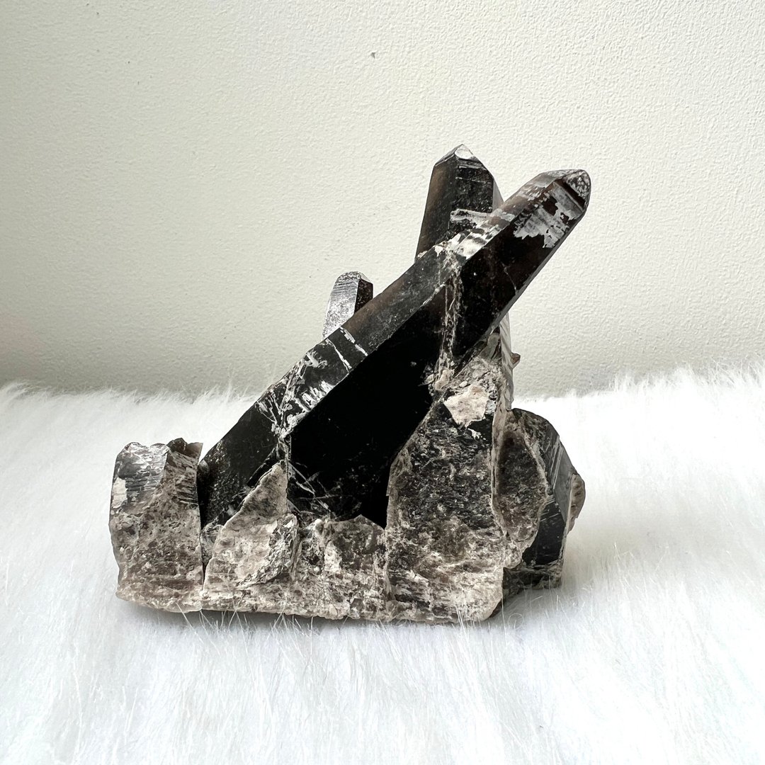 黑水晶簇 | 水晶 | 水晶簇 | 水晶摆件 - 摆饰 - 水晶 黑色