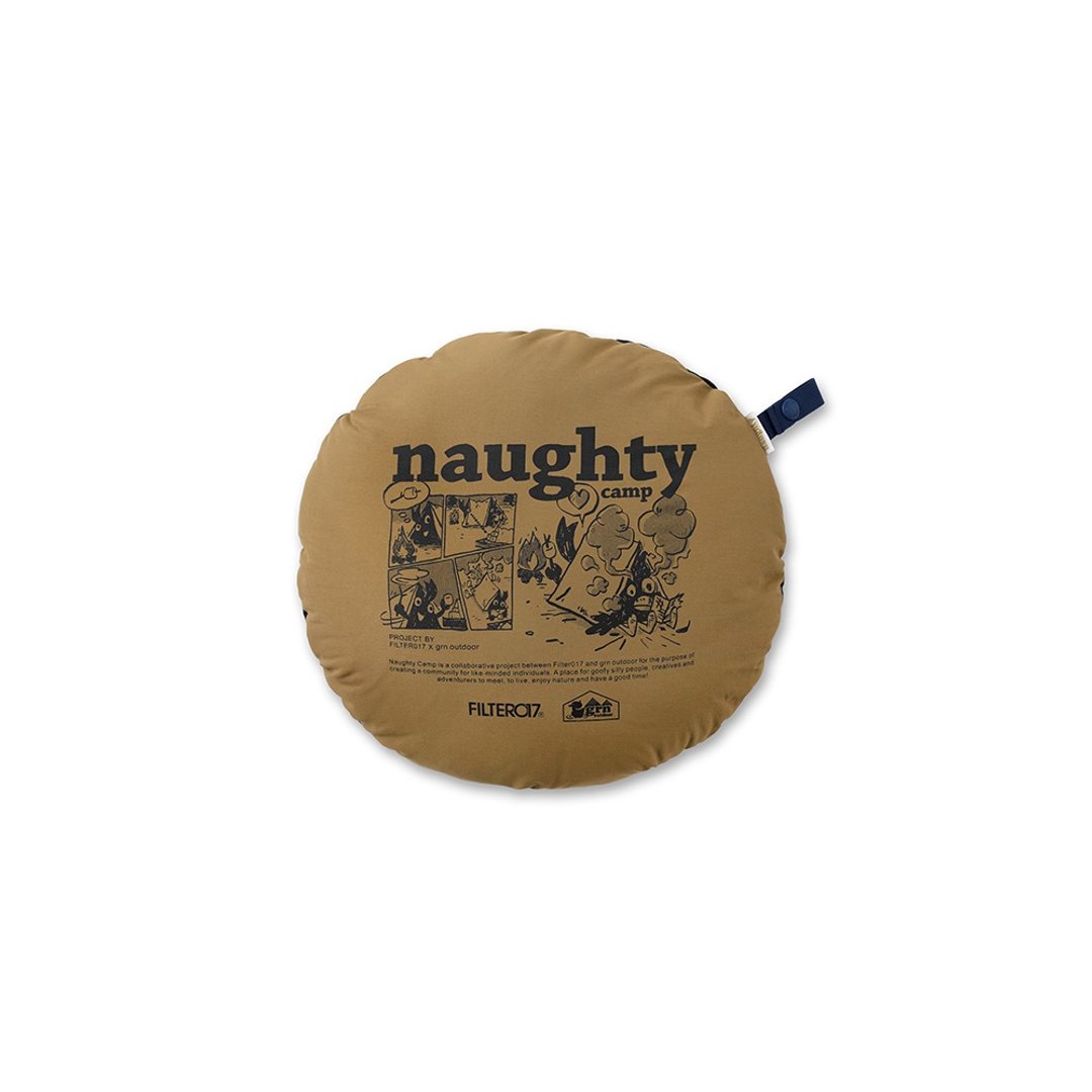 Naughty Camp 60/40 圆形三用抱枕披肩 - 被子/毛毯 - 棉 