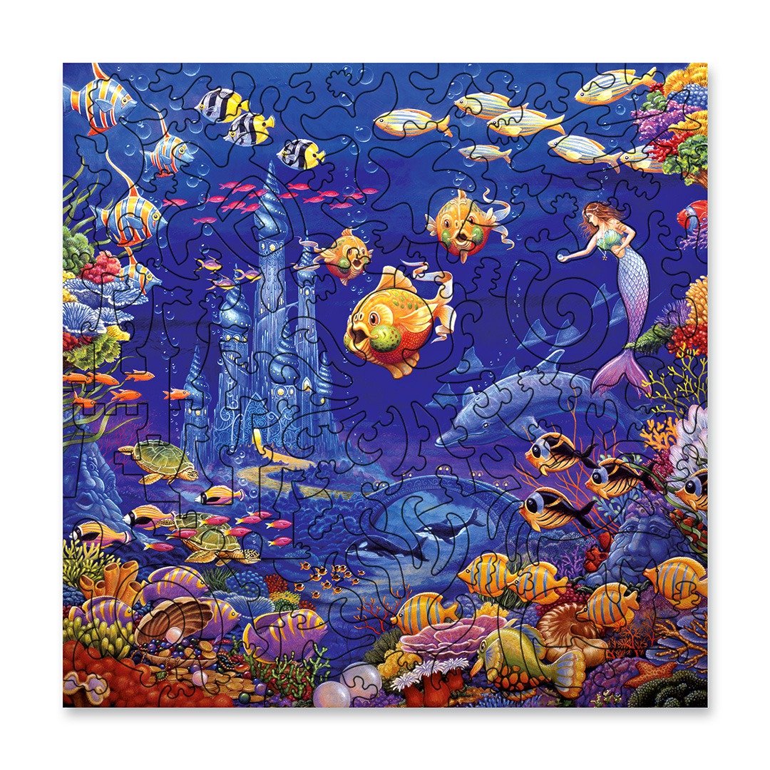 DAVICI Wooden Jigsaw Puzzles - Coral castle - 桌游/玩具 - 木头 