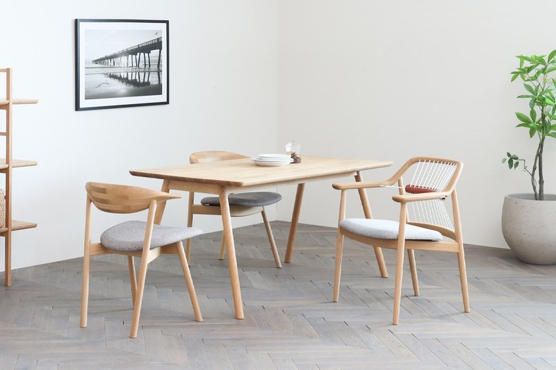 旭川家具 匠工艺 yamanami YC1 绑绳餐椅 - 椅子/沙发 - 木头 咖啡色