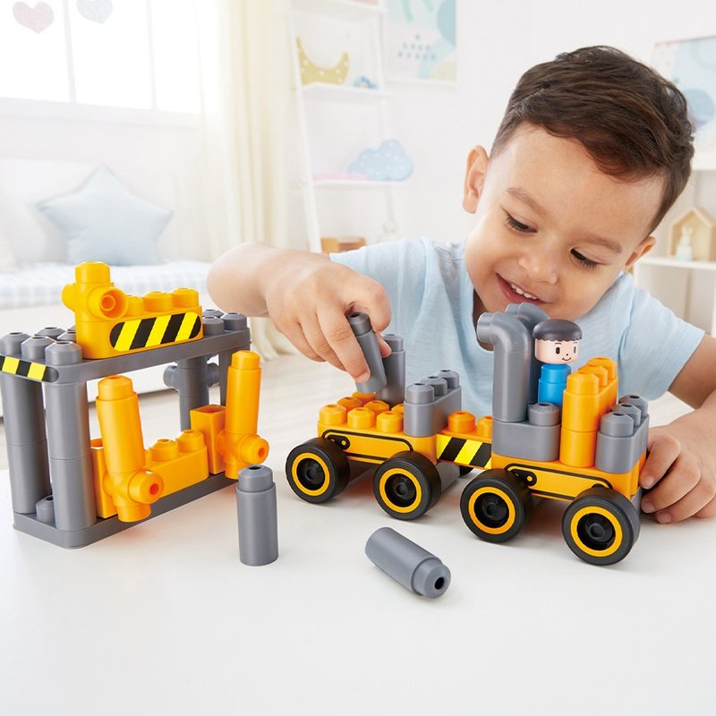 【礼物推荐-创意积木】德国PolyM 建筑工地组 - 玩具/玩偶 - 塑料 多色