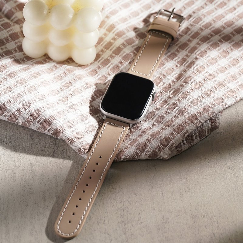 APPLE WATCH - 车线真皮 皮革表带 - 表带 - 真皮 