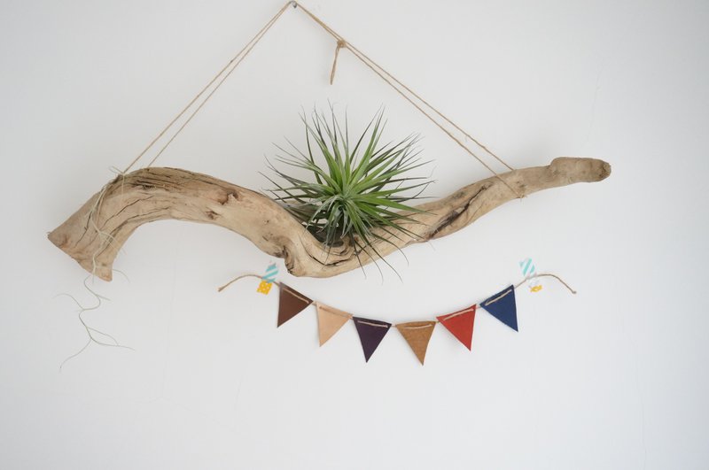 迷你皮革三角挂旗 / 吊饰 情人节 母亲节 父亲节 交换礼物 圣诞节 毕业礼物 - 摆饰 - 真皮 