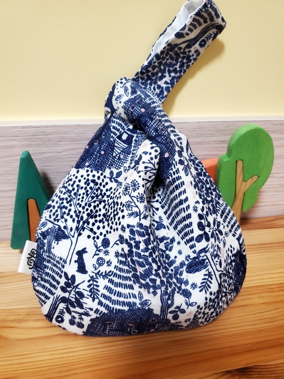 甩包Swing bag  双面使用 - 手提包/手提袋 - 棉 