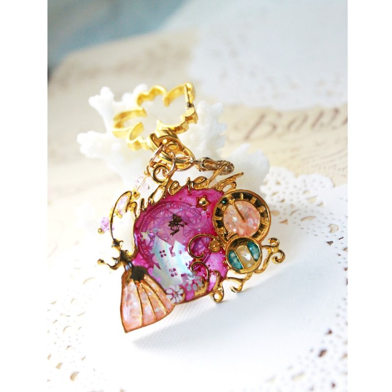 【钥匙圈/吊饰】梦幻公主系列 - 公主的梦幻世界 - 钥匙链/钥匙包 - 树脂 多色