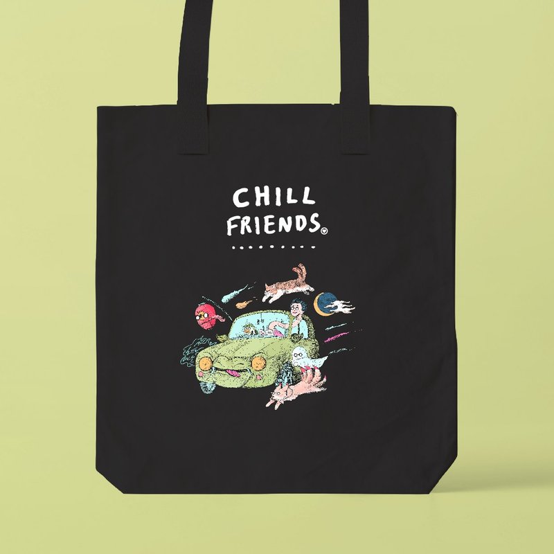 NEW ME 每周两次的期待。 / 可收纳 A3 尺寸的托特包 - 手提包/手提袋 - 棉．麻 白色