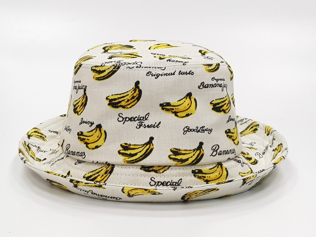 经典渔夫帽-  【夏季芭娜娜 Banana】#街头文青  #渔夫帽 - 帽子 - 棉 白色
