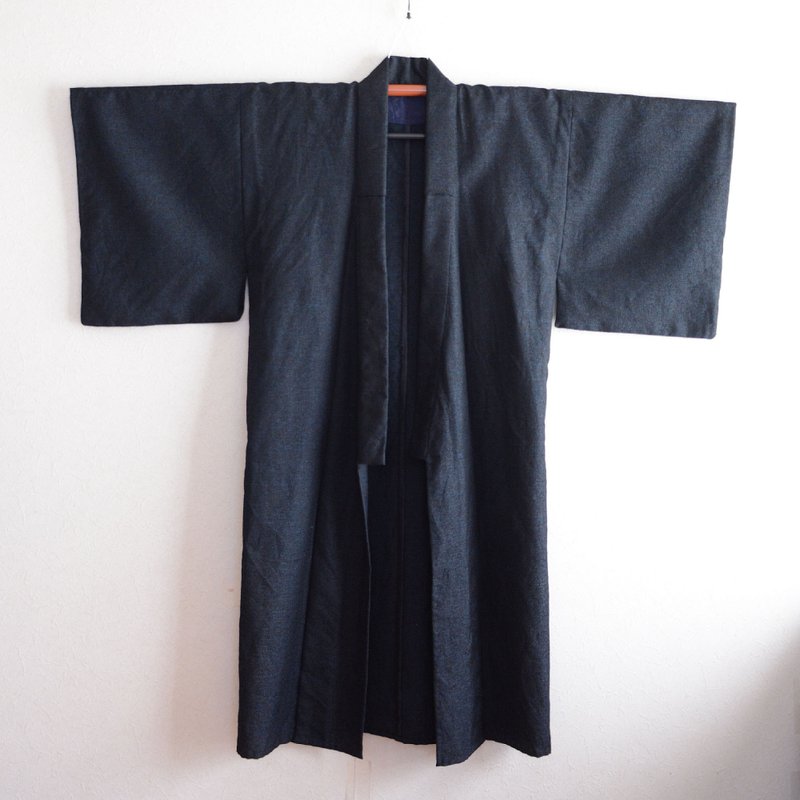 和服男士日本长袍古董日本复古昭和 - 男装外套 - 其他材质 