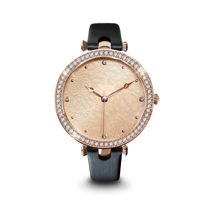 《Ingenuity都会时尚系列》夜空。繁星 - 女表 - 其他金属 金色