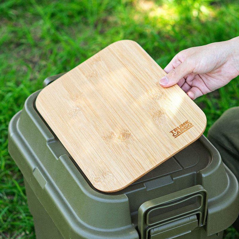日本RISU TRUNK CARGO二代收纳箱专用桌板-深型22L专用 - 收纳用品 - 竹 卡其色