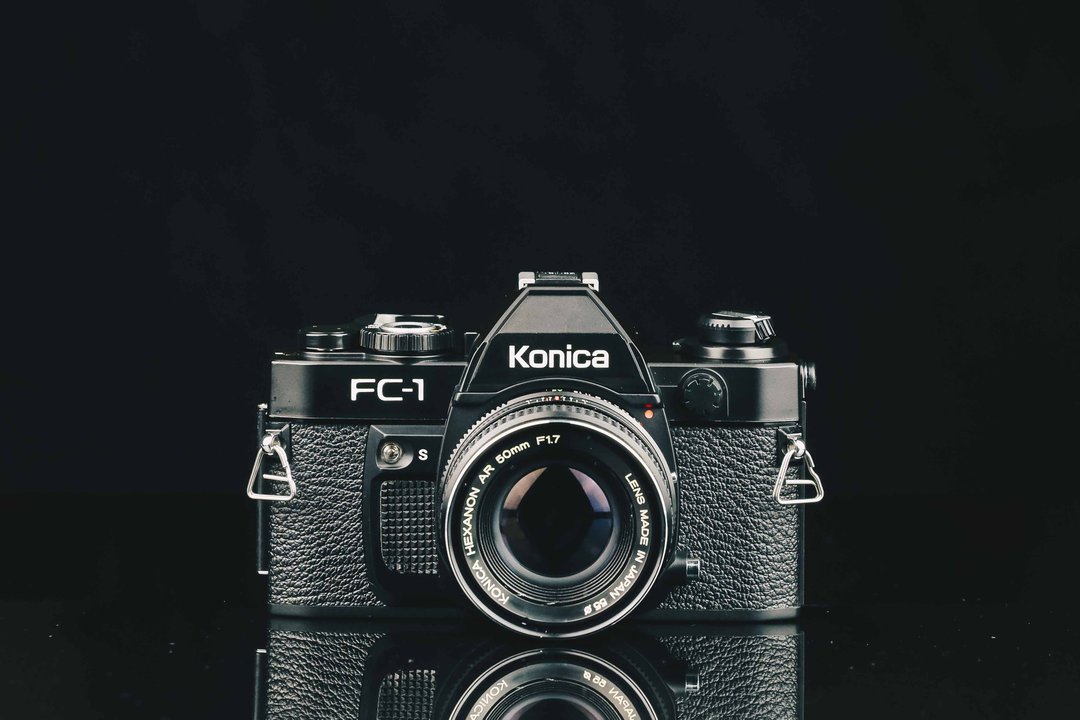 Konica FC-1+KONICA HEXANON AR 50mm F=1.7 #9727 #135底片相机 - 相机 - 其他金属 黑色