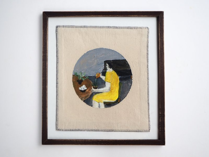 In my free time - 墙贴/壁贴 - 棉．麻 灰色