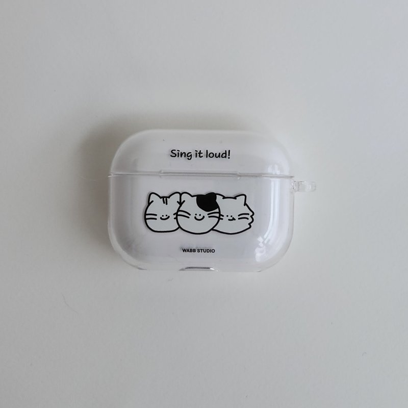WADAO Doodle Airpods 保护套 ver.3 - 耳机收纳 - 塑料 透明