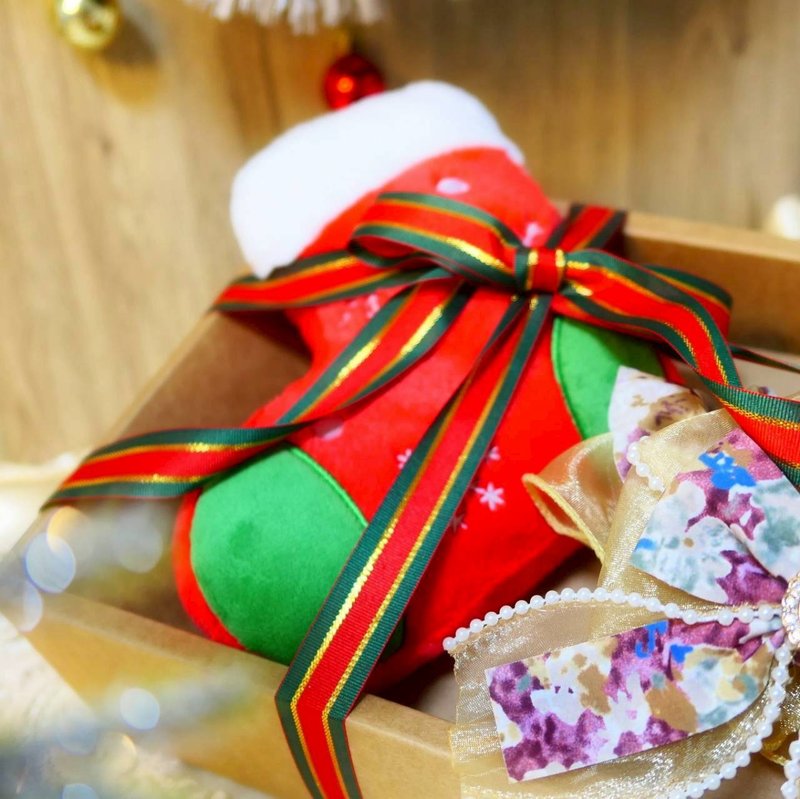 袜赛。快乐圣诞袜袜猫草包丨猫咪 宠物 纾压玩具 - 玩具 - 尼龙 红色