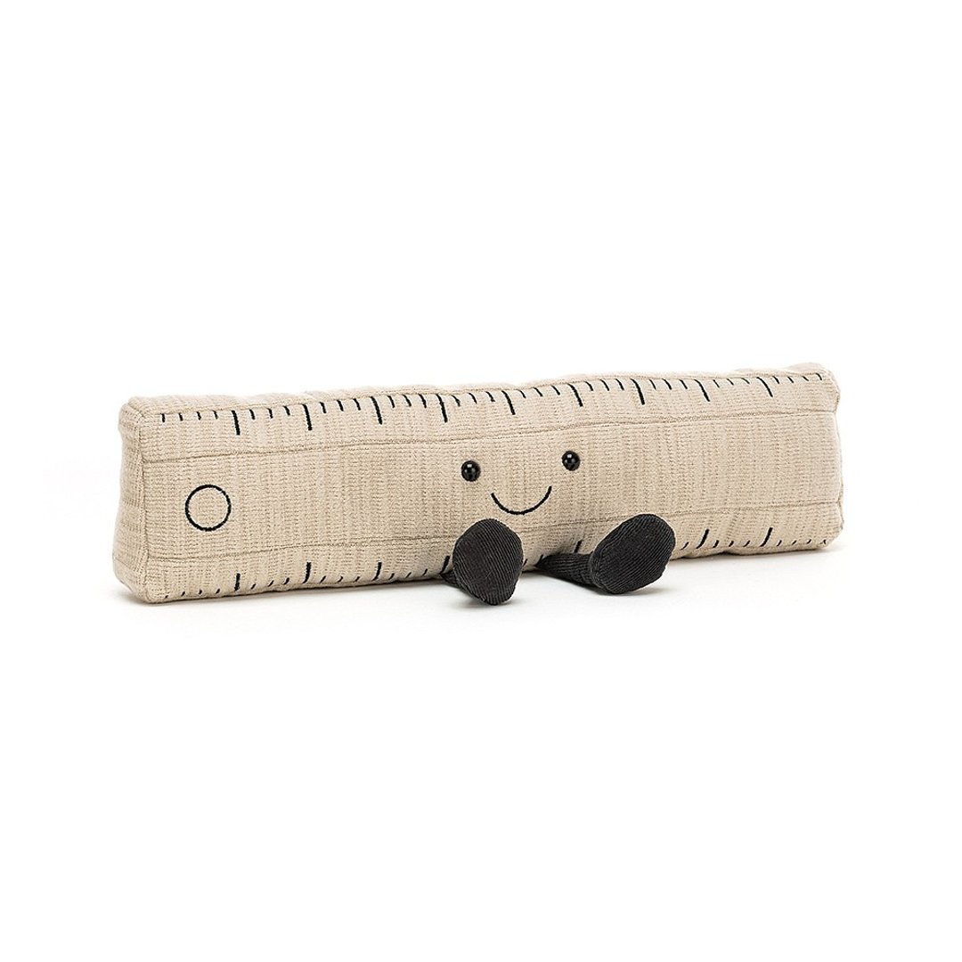Smart Stationery Ruler 直尺 约34厘米 - 玩偶/公仔 - 聚酯纤维 卡其色
