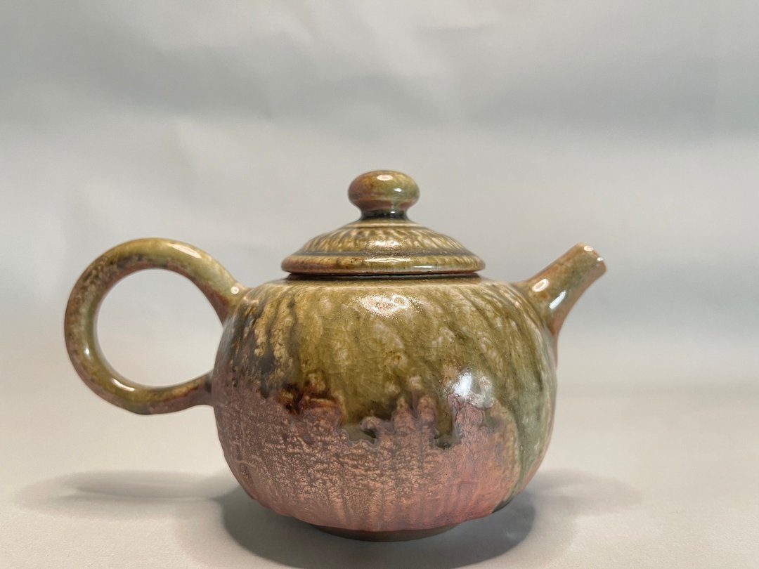 柴烧手作日本陶茶壶 / 陈文翔 - 茶具/茶杯 - 陶 金色