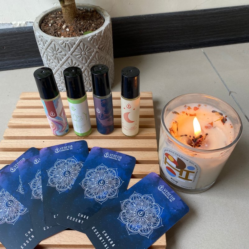 VENETIA 凡娜缇雅 七脉轮能量滚珠精油10ml - 香薰/精油/线香 - 精油 