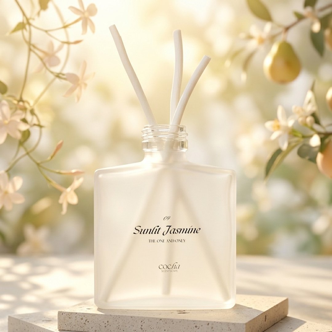 扩香香氛 |09 阳光茉莉 Sunlit Jasmine - 100ml/50ml - 香薰/精油/线香 - 玻璃 透明