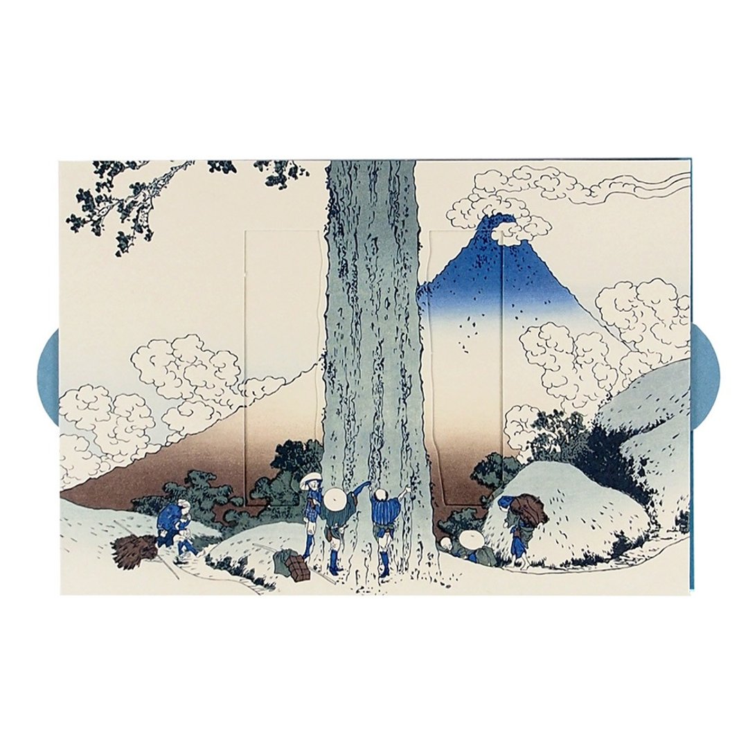 浮世绘富士山小箱【Hallmark-卡片 经典和风/多用途】 - 卡片/明信片 - 纸 蓝色
