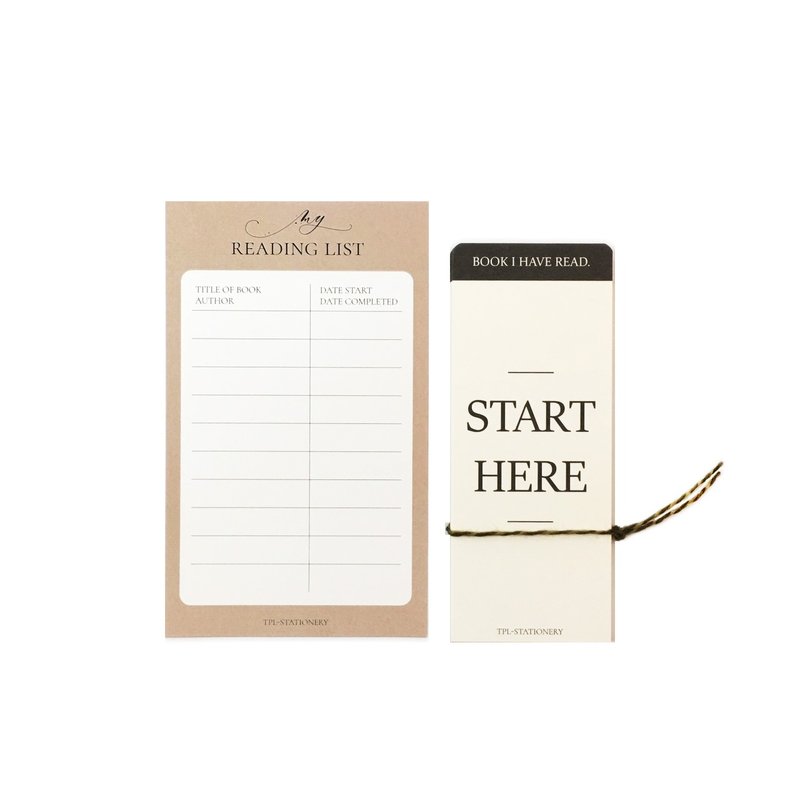 TPL 阅读工具包 Reading Tools - 书签 - 纸 白色