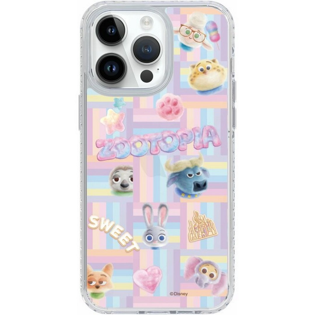 迪士尼动物方城市 iPhone16 Samsung S25 气垫标准防摔镜面手机壳 - 手机壳/手机套 - 塑料 多色