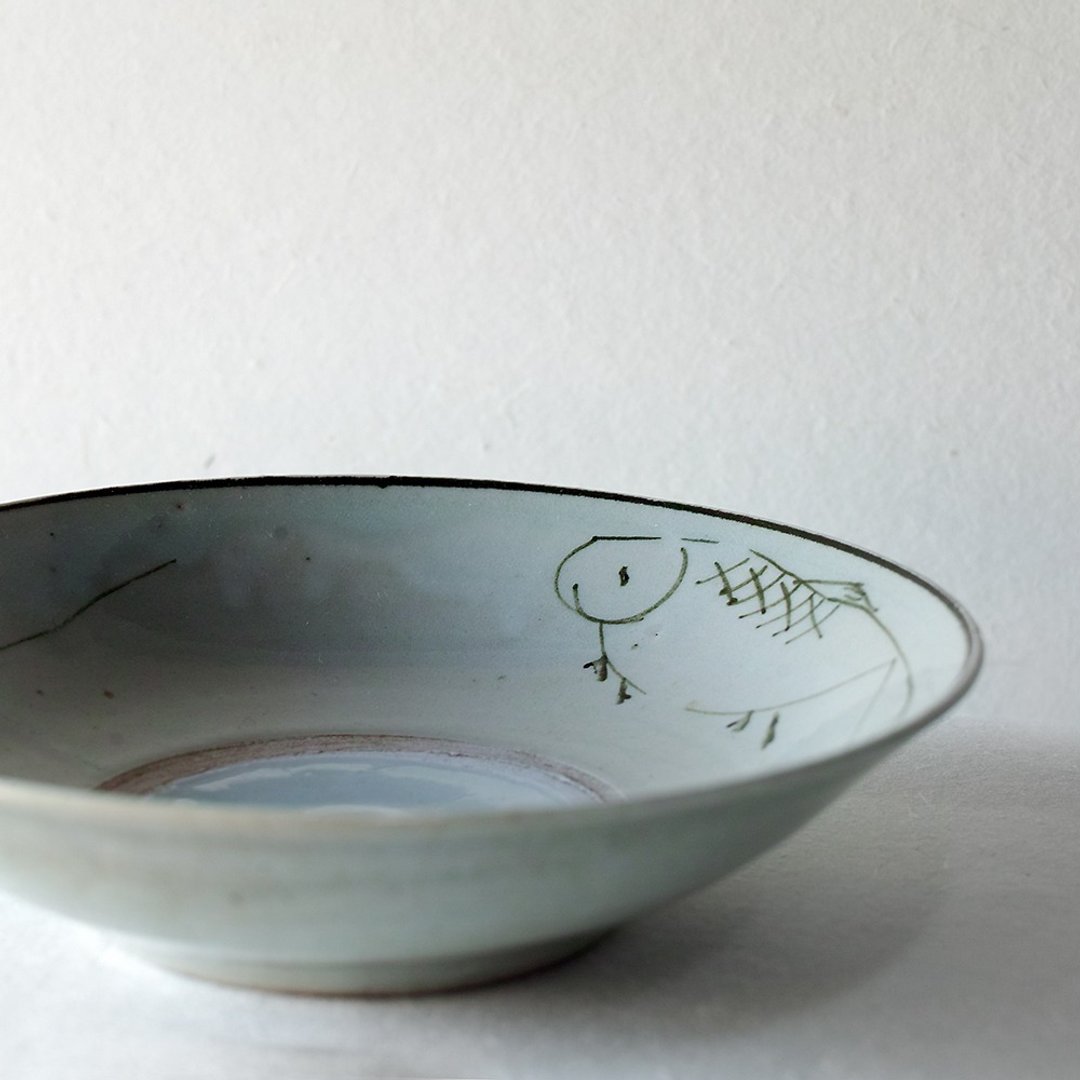 清代  写意塗鴉鱼盘 古民窑COLLECT 大好設計河山 - 盘子/餐盘/盘架 - 瓷 