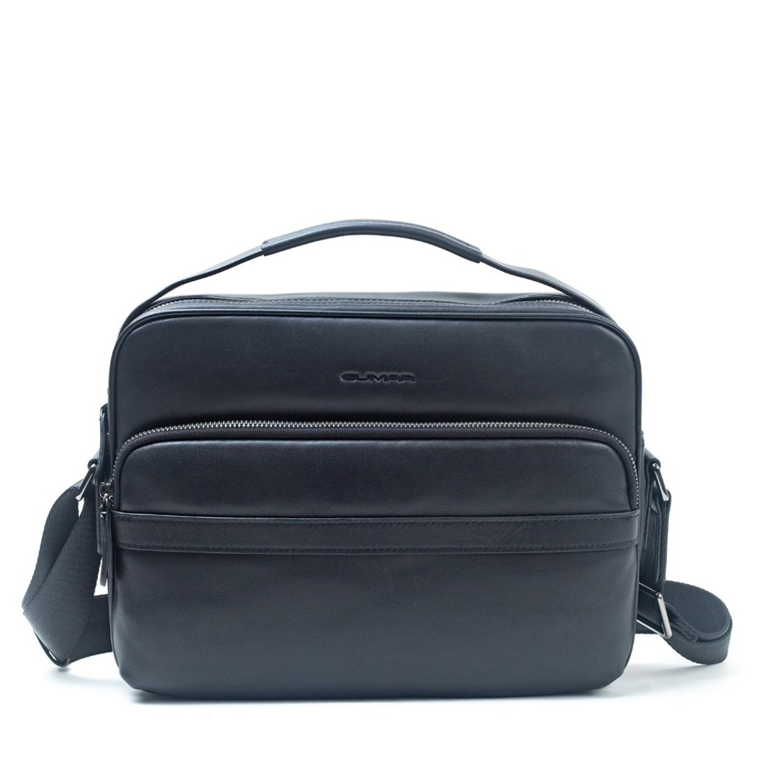 CUMAR 真皮/包包/ GORDEN 侧背包 / GORDEN CROSSBODY BAG - 侧背包/斜挎包 - 真皮 黑色