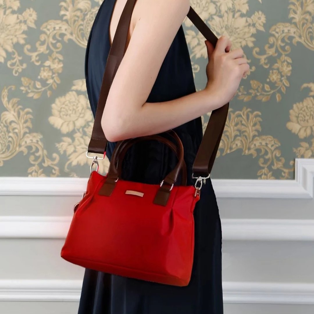 Huskies HK 02-721 Detroit Hand Bag / Shoulder Bag - 手提包/手提袋 - 聚酯纤维 红色