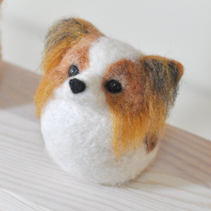 狗狗不倒翁(长毛)羊毛毡体验活动 - 编织/羊毛毡/布艺 - 羊毛 