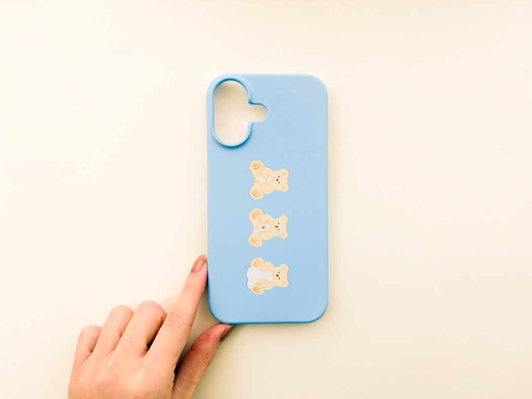 三只北极熊 made in bear iPhone・Android 适用 手机壳 - 手机壳/手机套 - 塑料 蓝色