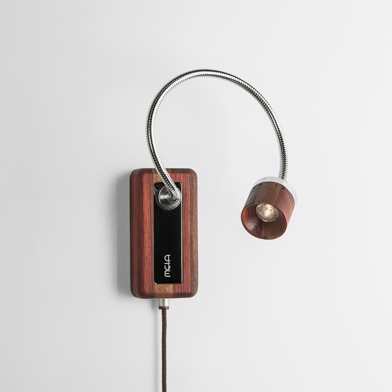 Whims LED木质阅读壁灯 ∣ 触控式三段调光 ∣ 爱地球版 - 灯具/灯饰 - 木头 