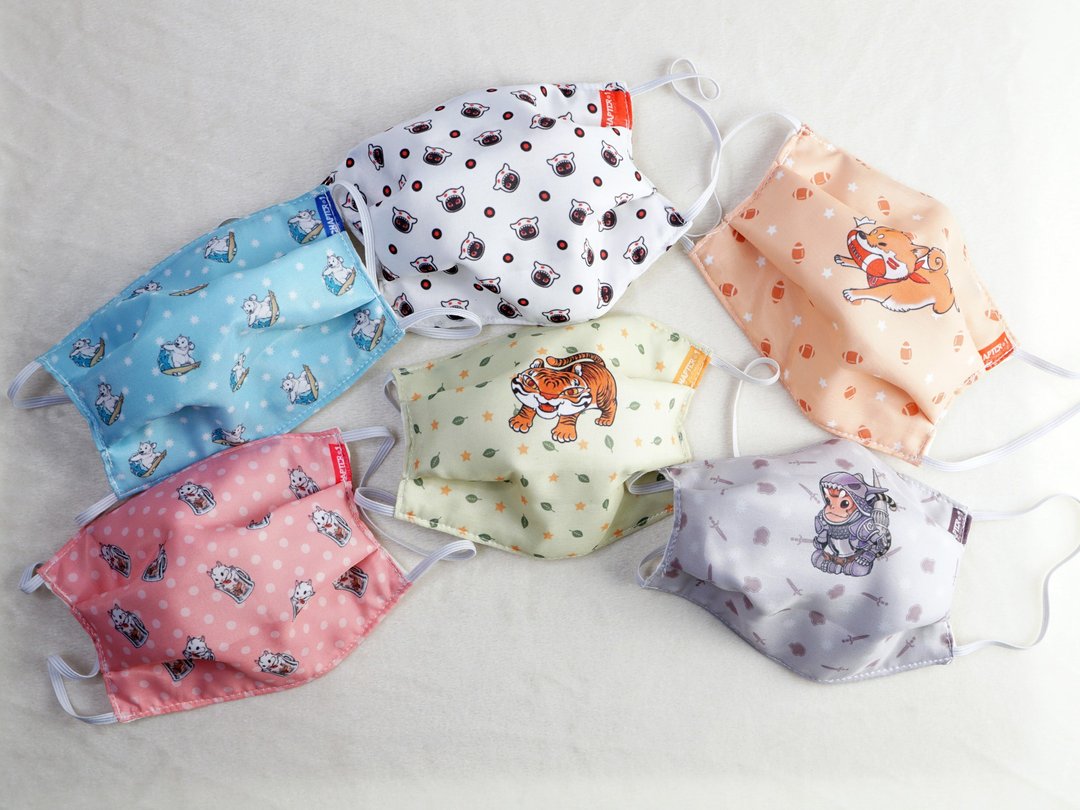 Adult Size Mask Salo Anti Droplet Fabric MASK layers Dust Protect  1 Set SET II - 口罩 - 其他材质 白色