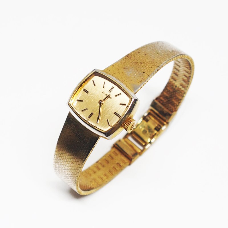 1970 ENICAR 瑞士古董机械表 - 女表 - 其他金属 银色