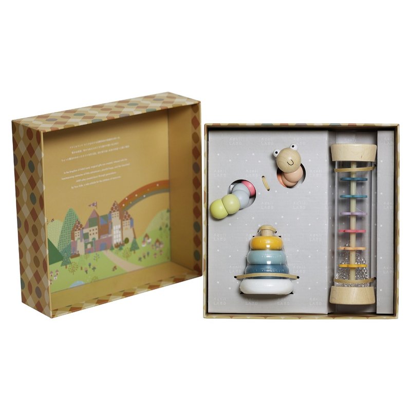 【日本 Adnil LAND】经典玩具礼盒【彩虹音符】 - 玩具/玩偶 - 木头 多色