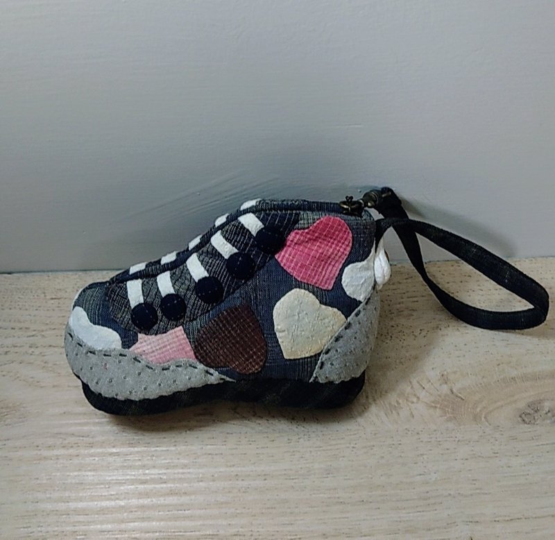 鞋子零钱包 - 零钱包 - 棉．麻 